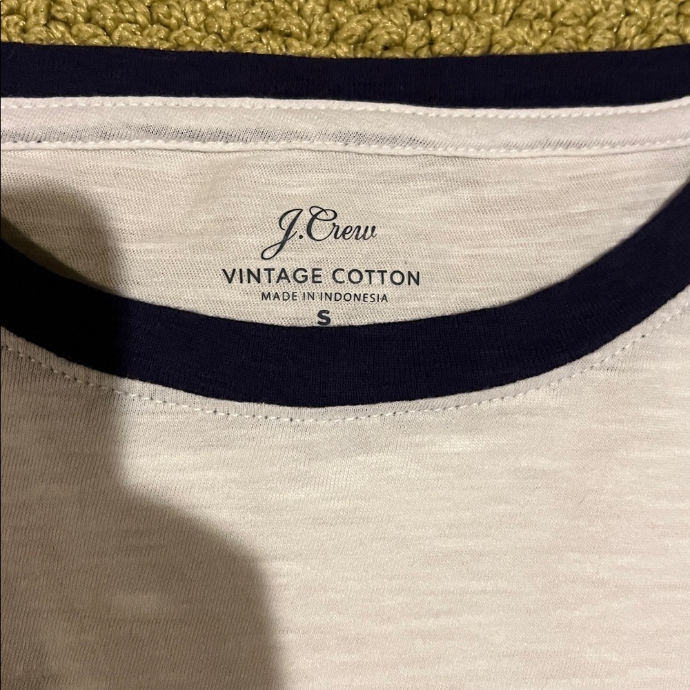 J. Crew Navy and White womens T-Shirt Duo 2 for $14 size small - Picture 2 of 4